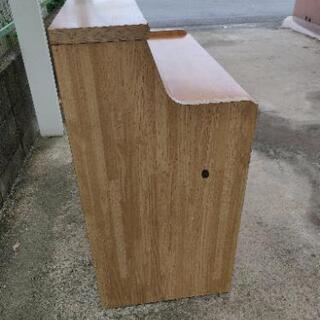 木製デスク　差し上げますの画像