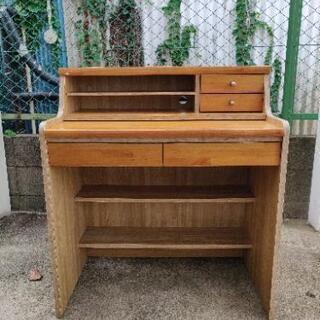 木製デスク　差し上げますの画像