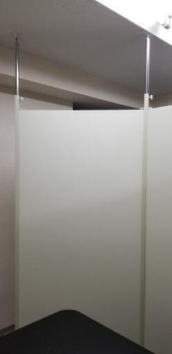 突っ張り式パーティション 取引先決定