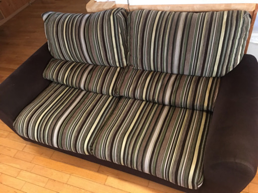 中古3人用ソファー　難あり