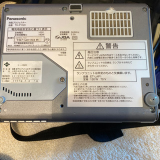 Panasonic プロジェクター　説明書なしの画像