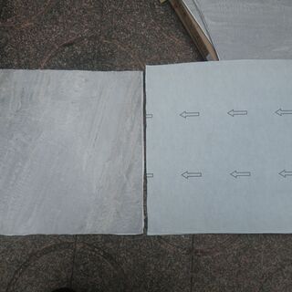 ■配達可■未使用品■タンスのゲン  シール式フロアタイル 大理石　43枚＋切れ端  457×457×2の画像