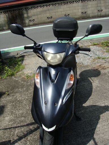 緑区　スズキアドレス125G　12000KM、自賠責保険つき、純正リヤボックス、シート張替え済み、オイル交換等点検済み、