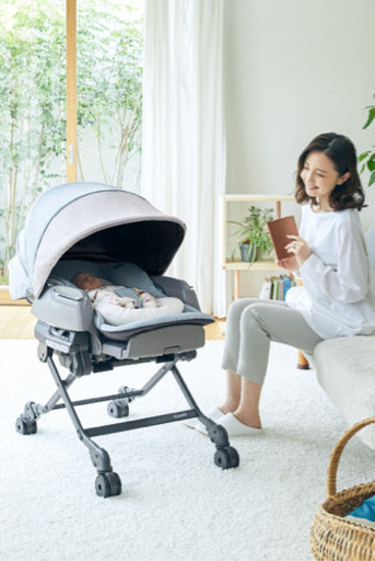 【美品】コンビ　ネムリラ　AUTO SWING BEDi Long スリープシェルe