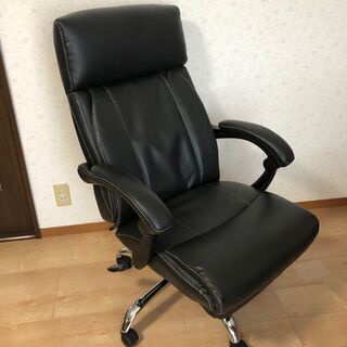 リクライニング　ワークチェア　黒