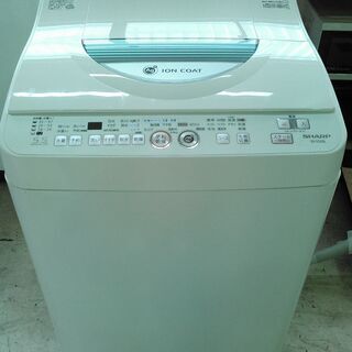 安心の一年保証！タテ型洗濯乾燥機　5.5㎏　SHARP/シャープ　2015年製　ES-TG55L-A　  No.1320062501　ガーランド草加