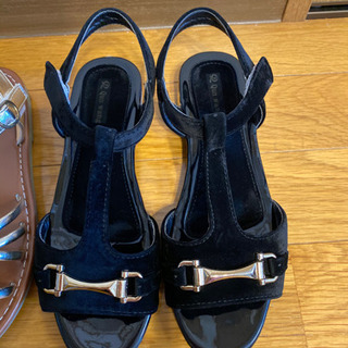 サンダル二足セット　女の子の画像