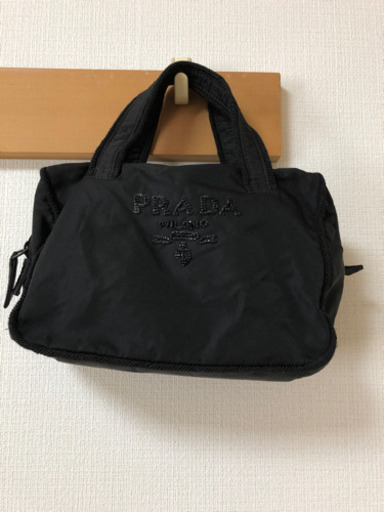 美品　レア　PRADA プラダ ハンドバッグ　ビーズ刺繍