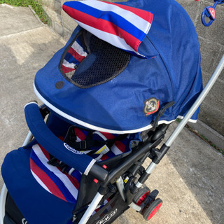 取引中ベビーカーグレコシティライトRアップ美品の画像