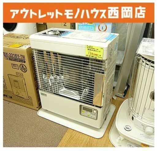 札幌【サンポット 煙突ストーブ 2017年製】木造～13畳 コンクリート～20畳 KSH-483KL-N 輻射型 取扱説明書付き 煙突式輻射石油ストーブ 煙突式ストーブ 暖房器具 SUNPOT 西岡店