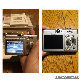 【美品】キャノンデジタルカメラ　ixy digital 50 新品SDカード付きの画像