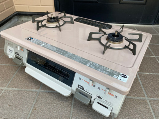 2019年製❗️美品❗️リンナイ ガスコンロ プロパンガス用 右強火 RT64JH-R(0825m)