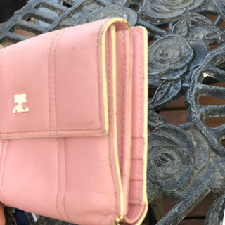 可愛いピンクのクレージュ財布　ヴィンテージ①の画像