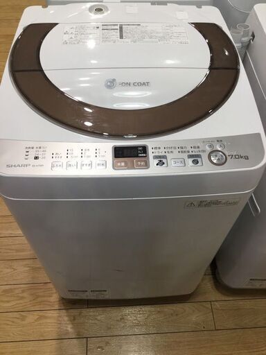 【安心６カ月保証付】SHARP 全自動洗濯機 ES-A70E9-N 2014年製 【ﾄﾚﾌｧｸ桶川店】