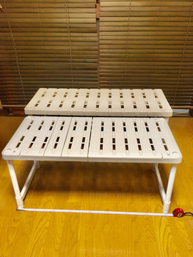 【引き渡し終了】⭐️伸縮押入れ整理棚　押入れ収納 伸縮 整理棚 押入れ収納ケース 2個セット