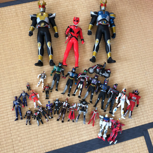 仮面ライダー　他　ソフビ　フィギュア