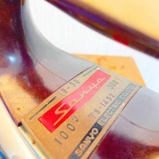 ★昭和レトロ★レア★(*^▽^)/★*☆♪サンヨー高級型アイロン★動作確認済み★の画像