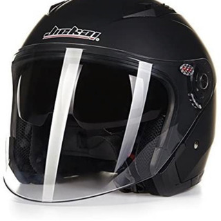 【新品・正規品】バイクヘルメット ジェットヘルメット 男女兼用 マットブラックの画像