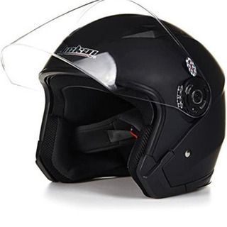 【新品・正規品】バイクヘルメット ジェットヘルメット 男女兼用 マットブラックの画像
