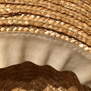 麦わら帽子　子供用 50cmの画像