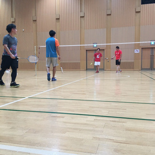本日バドミントン　初心者大歓迎