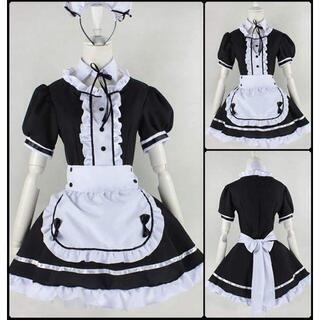 【新品】【4点セット】【日本全国郵送相談可】 メイド服 ふわっとノリノリ夢気分 スタイリッシュの画像