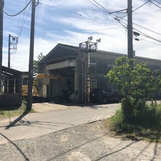 売工場★現況：電線スクラップ・リサイクル工場盛業中