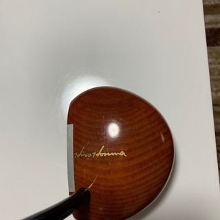 珍しいウッドパター