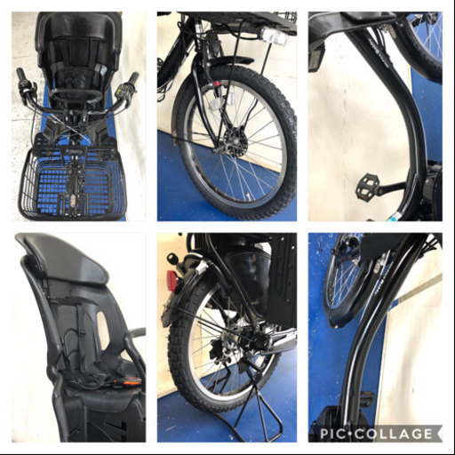 ヤマハ　パスバビー　20インチ 3人乗り 8.7ah デジタル　人気　黒　電動自転車　電動アシスト