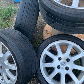 プジョー 4本セット　アルミホイール　205/45/R16ヨコハ...