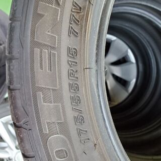 レアサイズ､バリ溝コンパクトカー、軽自動車用15インチタイヤの画像