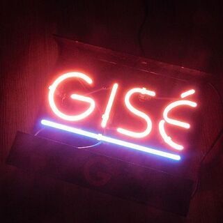 希少 GISE ネオン菅 サインライト オブジェ パブミラー ア...