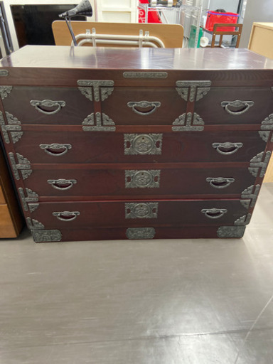 激安 アンティーク 和ダンス‼️井上家具 和箪笥 民芸家具