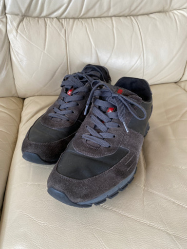 プラダ  PRADA スニーカー  オールレザー仕様