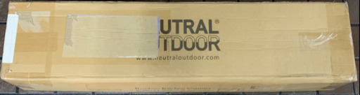 【新品未開封】NEUTRAL OUTDOOR バンブーキッチンカウンター　NT-BK01