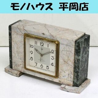 昭和レトロ 東京時計 ゼンマイ式 2石 北斗 3.1kg 大理石...
