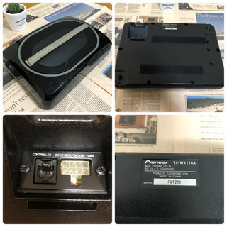 Pioneer パイオニア カロッツェリア サブウーファー TS-WX110Aの画像