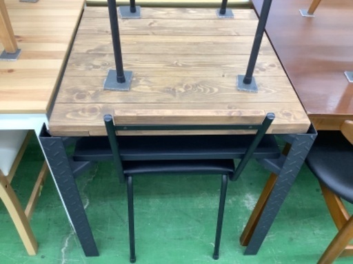 ダイニングセット　アイアン×ウッド【トレファク草加店】