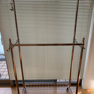 ハンガーラック(ディノス) シャンパンゴールドの画像