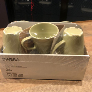 IKEAマグカップandソーサーセットの画像