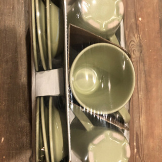 IKEAマグカップandソーサーセットの画像