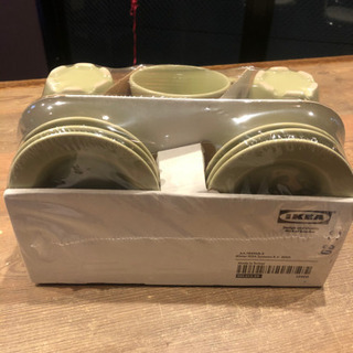 IKEAマグカップandソーサーセットの画像