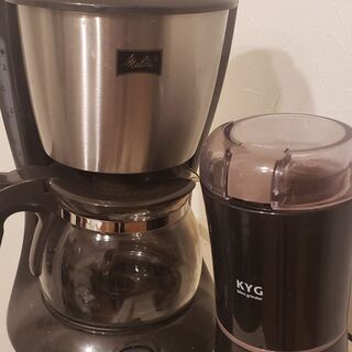 コーヒーメーカーとオートミル