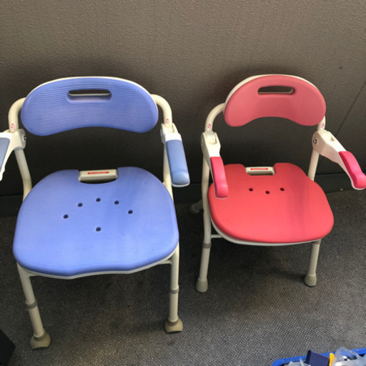 介護用　折りたたみイス　2点まとめて
