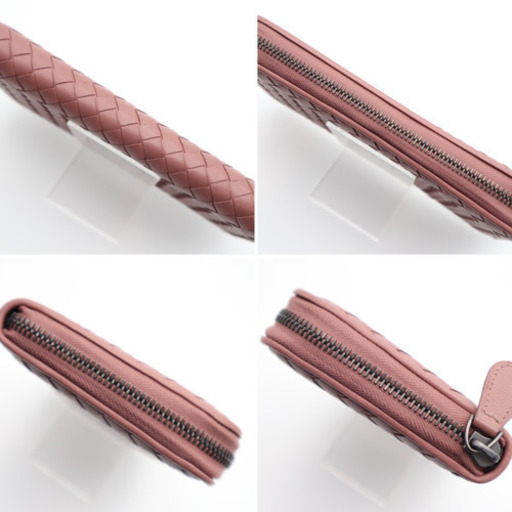 《BOTTEGA VENETA/イントレチャート ラウンドファスナー》Aランク