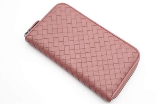 《BOTTEGA VENETA/イントレチャート ラウンドファスナー》Aランク