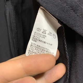 ゆったり体型カバー　カーディガン　紺　Mの画像