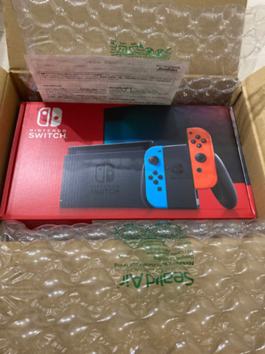 新品未開封　Nintendo Switch 本体 (ニンテンドースイッチ) Joy-Con(L) ネオンブルー/(R) ネオンレッド(