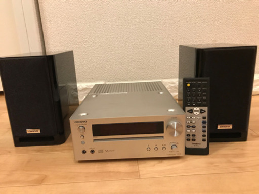 オンキョー　CDラジオ　スピーカーセット