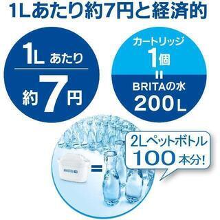 【新品】【日本全国郵送相談可】ブリタ 浄水器 ポット 浄水部容量:1.3L(全容量:2.3L) ナヴェリアの画像